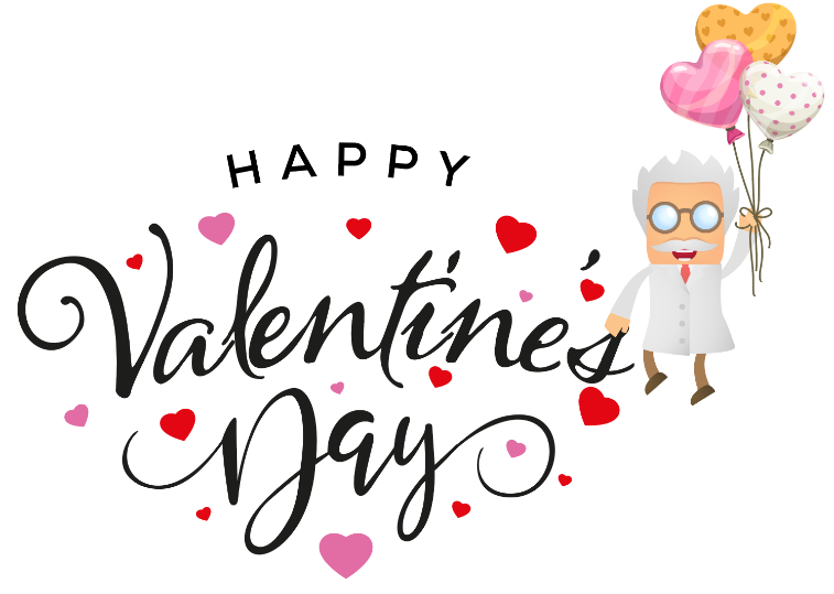 Laboratory Cartoon Valentine's Day